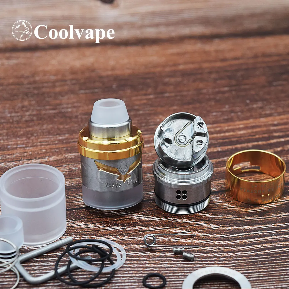 Coolvape Vapor Giant Kronos 2 S rta 4 мл 23 мм перестраиваемый регулируемый поток воздуха MTL или DL