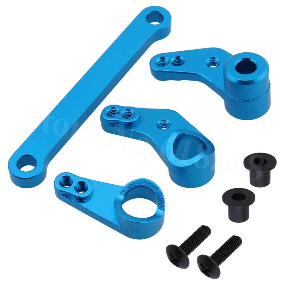 Алюминиевый сервопривод на руль полный комплект 532007 для RC FS Racing 1/10 Monster trмук 53633