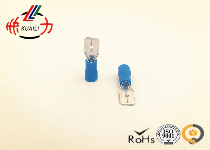 

200 шт. изолированный женский Штекерный Разъем Лопатка изолированные обжимные клеммы синий MDD 2-250 FDFD 2-250