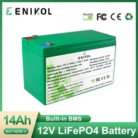 12v 12ah lifepo4 battery lithium iron phosphate 10ah 14ah lifepo4 rechargeable battery for kid scooters boat motor rv campers