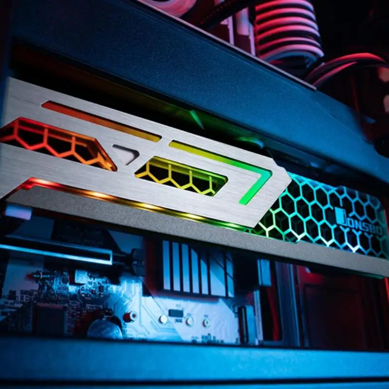Jonsbo V3 3 Pin RGB автоматическое изменение видеокарты Поддержка кронштейна система