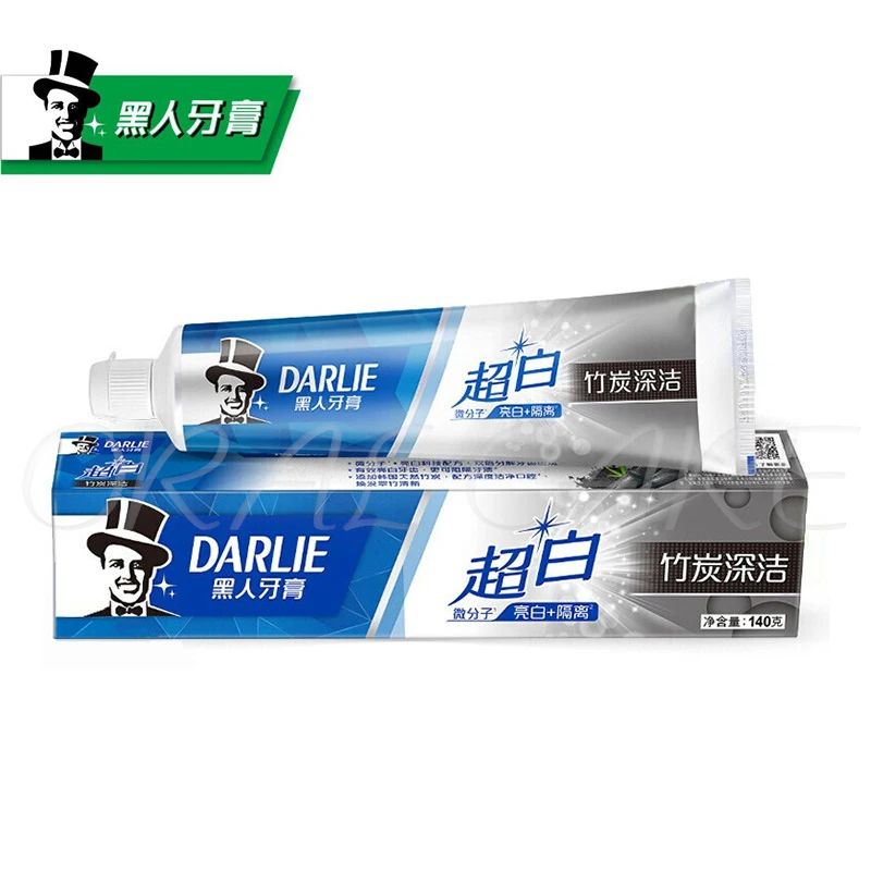 

New Darlie Bamboo Charcoal Whitening Toothpaste Natural Bamboo Charcoal Particles Removing Tooth Stains Darlie Toothpaste 140g