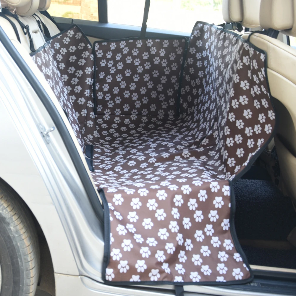 ?? 犬のキャリア防水リアバックペット犬のカーシートカバーマットハンモックプロテクター安全ベルトtransportinペットマットドロップシップ