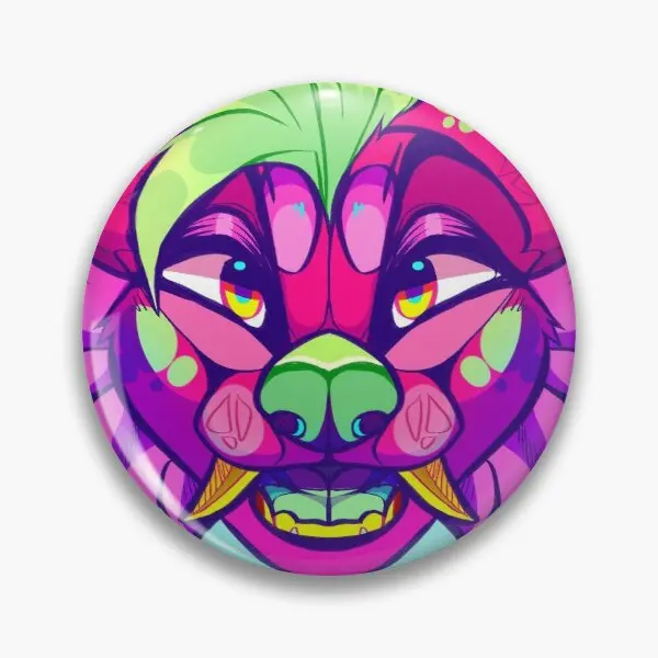 

Neon dhole Soft Enamel Pin Jewelry Funny Lapel Pin Metal Creative Clothes Hat Lover Cartoon Fashion Brooch Cute Women Decor