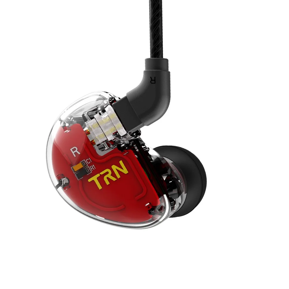 Оригинальные TRN V30 наушники 2BA+ 1DD тройные гибридные драйверы бас-вкладыши съемный кабель HIFI монитор наушники с 2PIN 0,75 мм