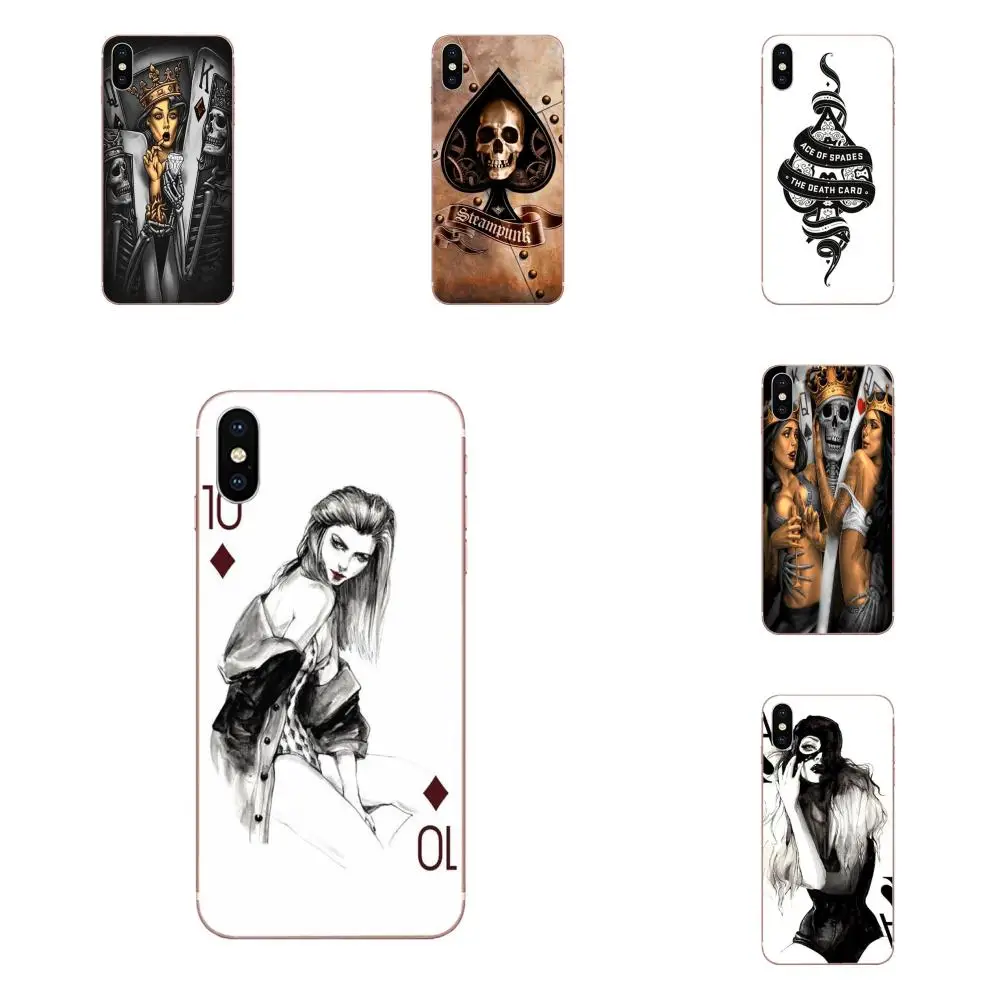 Ace Of Spades из упаковки игральных карт для iPhone 11 Pro 4 4S 5 5S SE 5C 6 6S 7 8X10 XR XS Plus Max | Мобильные