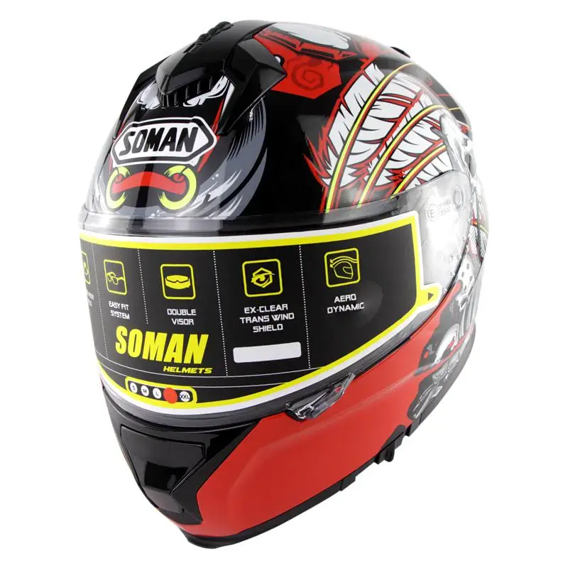 Мотоциклетный гоночный шлем для мужчин и женщин мужской мотоциклетный с