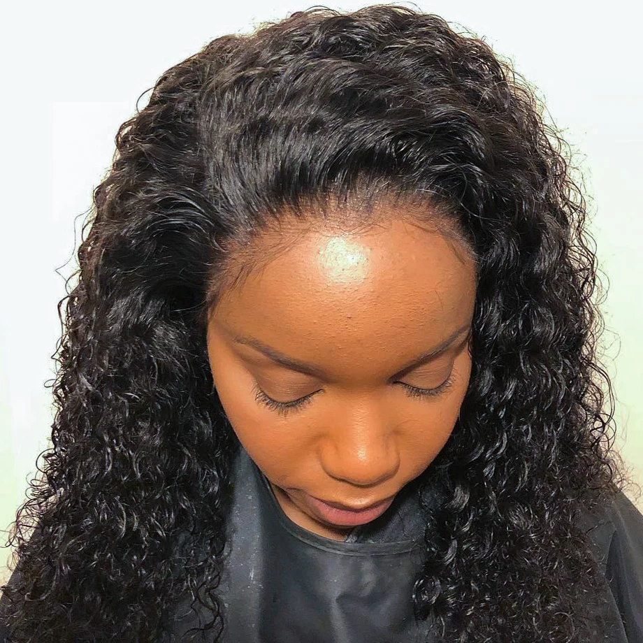 Кружевные передние человеческие волосы парики с детскими волосами бразильские