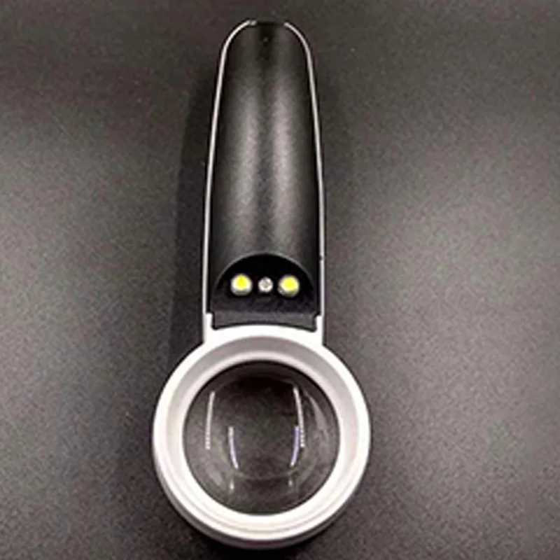 

2 Pack nifying Glass with LED Light 3X 45X 11X Handheld nifier for Reading Inspection Jewellery Soldering