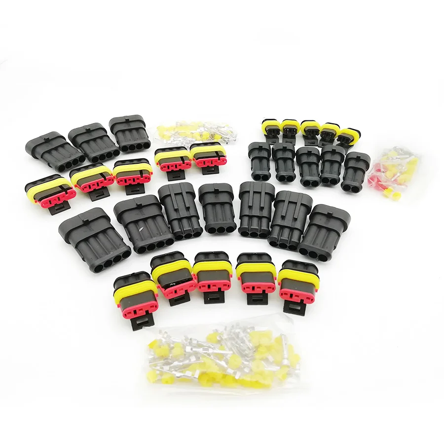 

2 3 4 Pins Way Sealed Waterproof IP68 Electrical Wire Connector Plug for Auto Car Truck