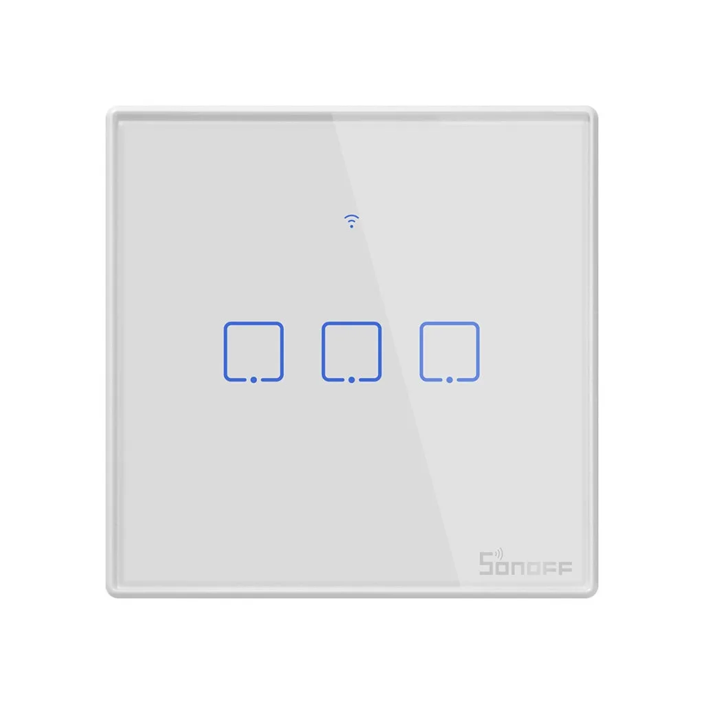 C SONOFF T2 TX WiFi/RF/Сенсорный настенный светильник, умный дом, беспроводной пульт дистанционного управления, Интеллектуальный переключатель, работающий с Alexa - Color: C