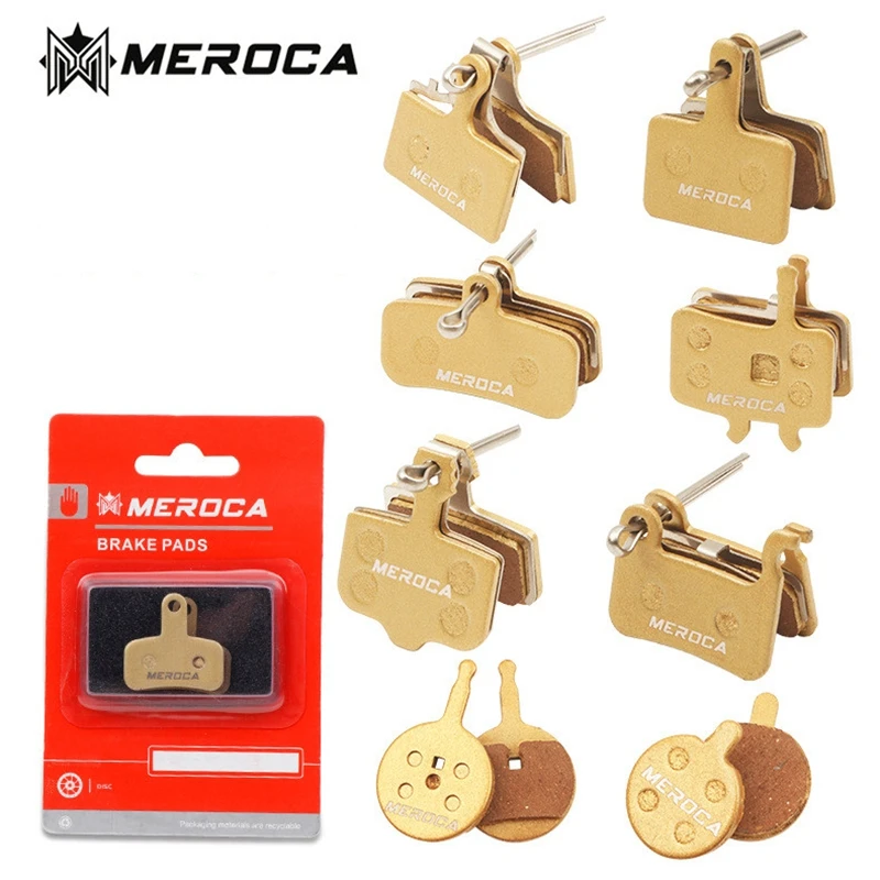 MEROCA 1 Pair Copper Based Metal Iamok Mountain Bike Disc Brake Pads for BB5 BB7 Shimano XT XTR M355 Bicycle Parts - купить по