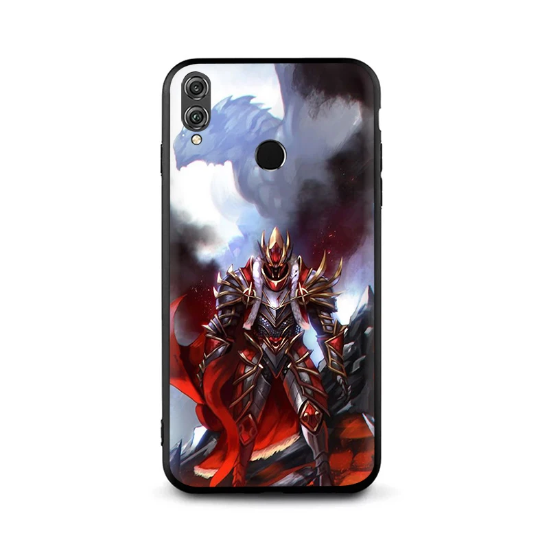 B4 EWAU dota 2 logo Silicone phone case for Huawei Honor 6A 7A Pro 7C 7X 8X 8 9 Note 10 Lite view 20 9X Pro - Цвет: B4