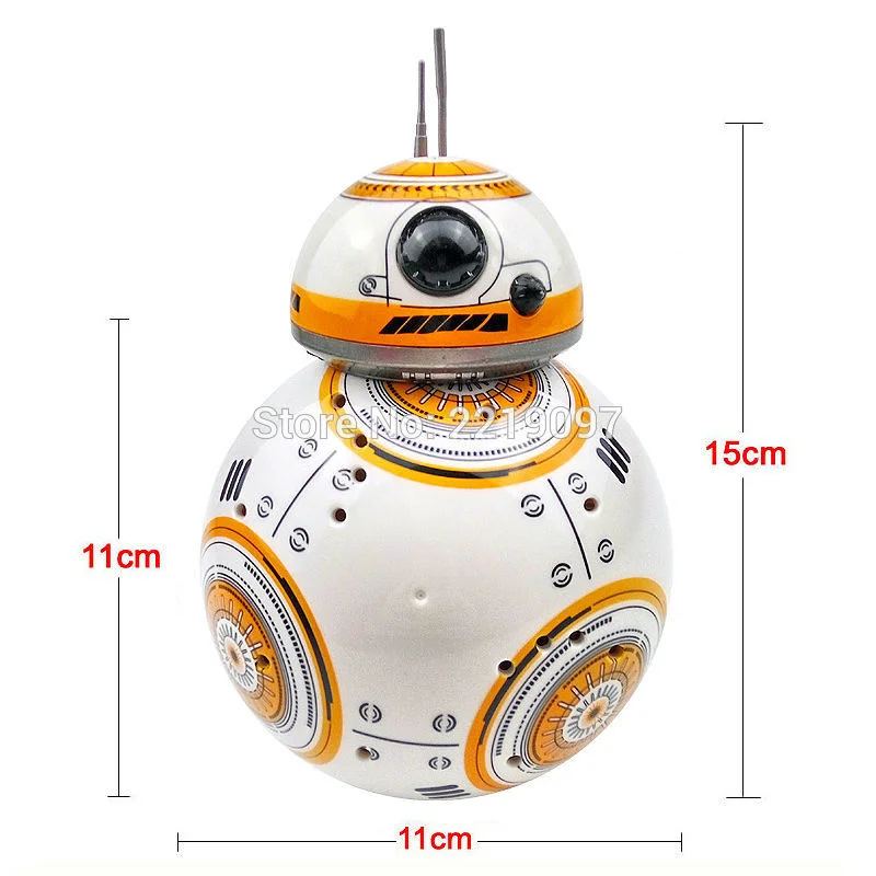 Remote control children's intelligent remote robot action diagram with sound bb8 ball bb-8 2.4G toy model | Электроника
