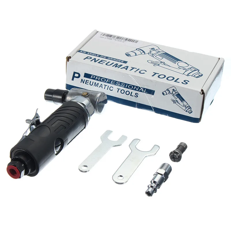 1/4&quot Air Angle Die Grinder 90 Degree Micro Tool Polisher Mill Engraving Tools Set with Spanner Wrench | Инструменты