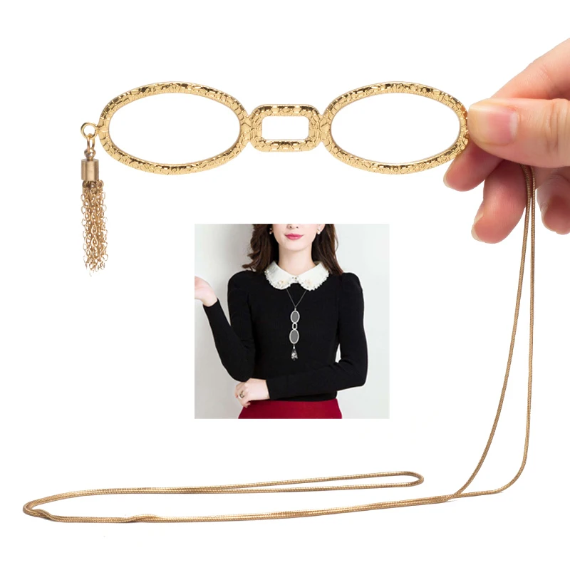 Женские очки для чтения ROLIPOP сверхлегкие из сплава пресбиопии подвесной