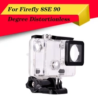 firefly 8se 90 degree distortionless go pro waterproof hard shell housing case for underwater diving protective cover