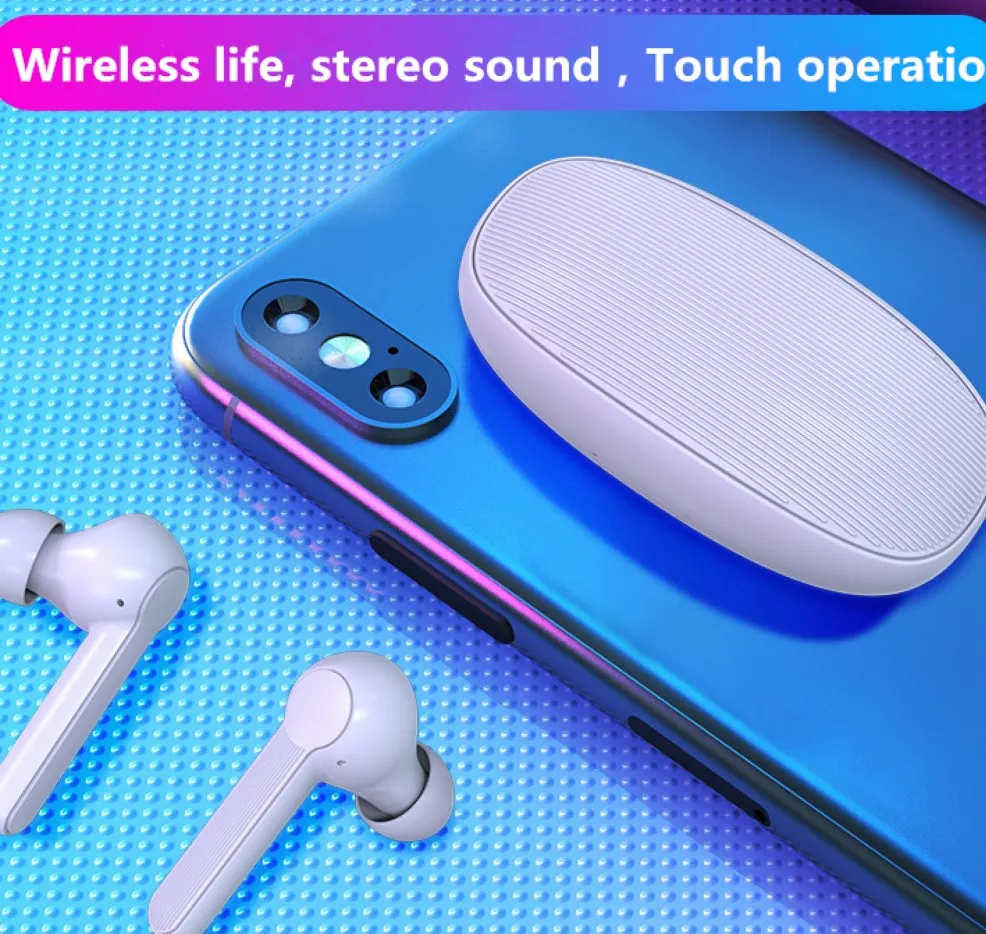 Robotcube XY7 LED TWS Bluetooth беспроводные наушники стерео Спортивная гарнитура |