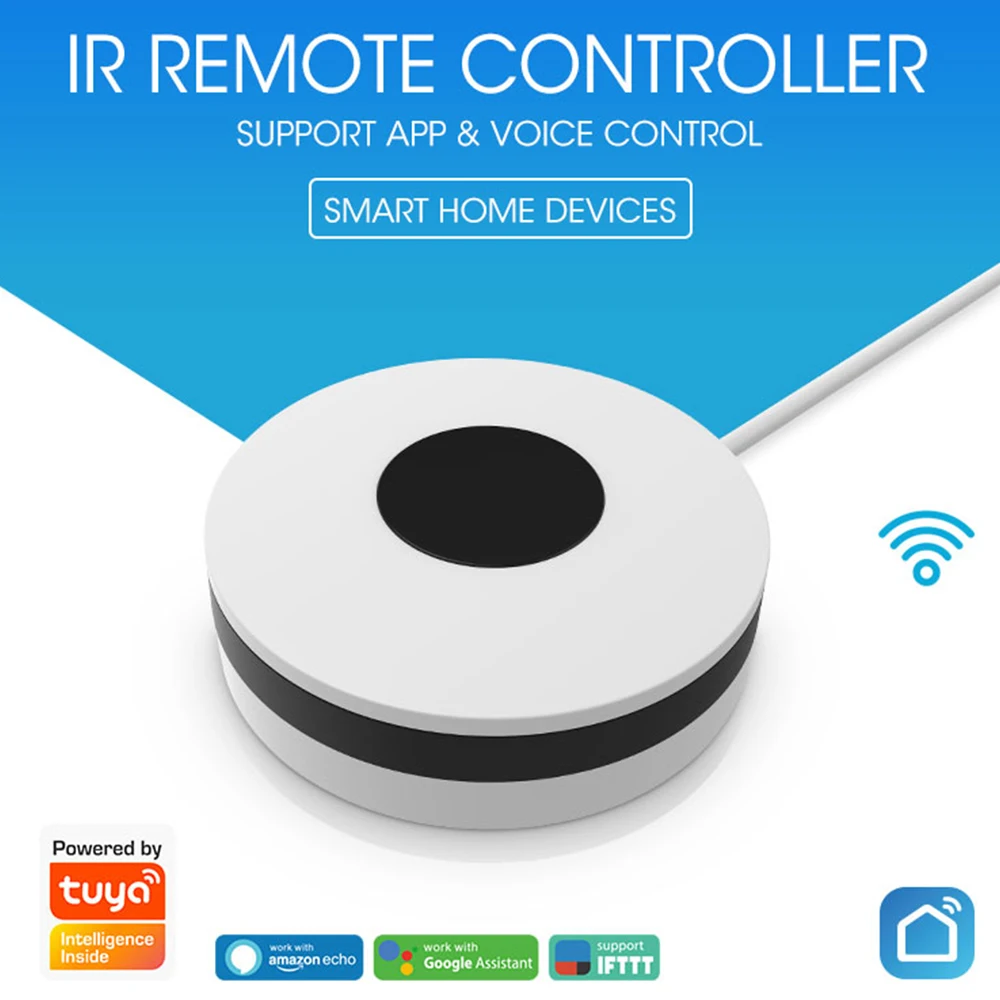 WiFi Infrared Remote Control Air Conditioner TV Universal Smart Control. For Home Air-Conditioning Google IFTTT | Безопасность и