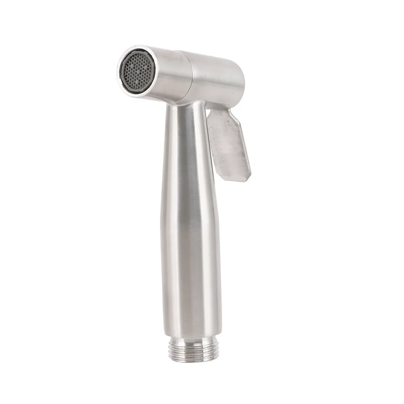 

304 stainless steel spray gun handheld nozzle pressurized toilet companion cleaning bidet set foaming nozzle