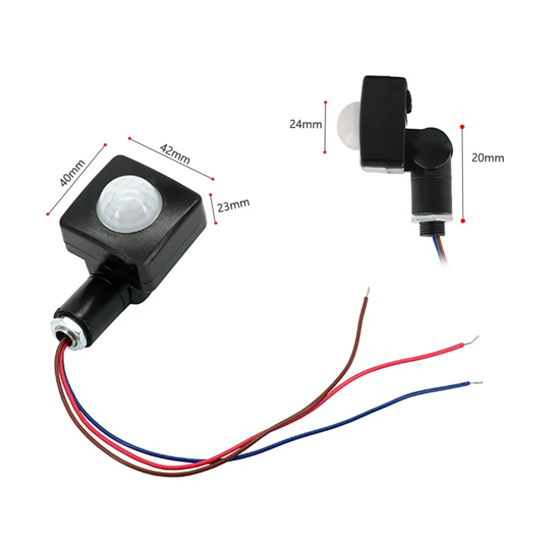 

LED Flood Light PIR Motion Sensor Detector Waterproof Outdoor 85-265V IP65 Motion Sensor Adjustable PIR Switch Infrared Alarm