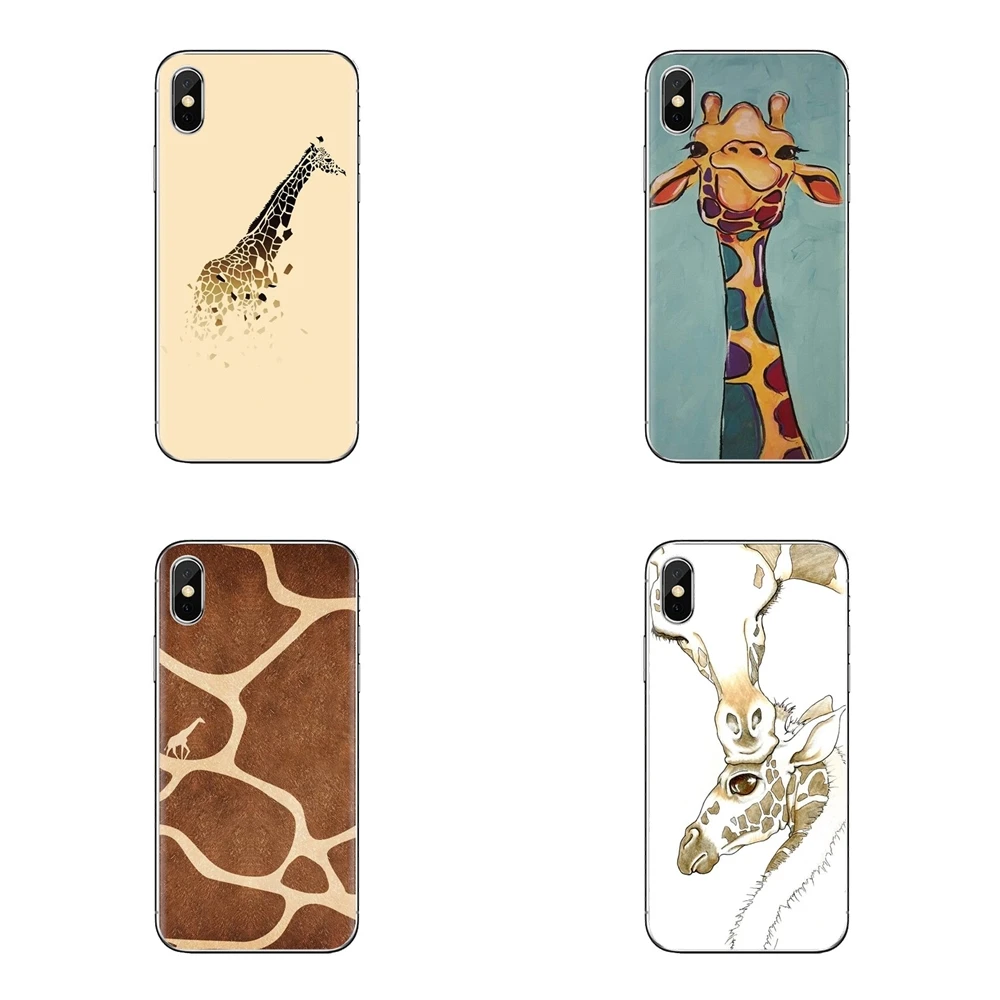 giraffe art Soft Transparent Shell Covers For Xiaomi Redmi 4 3 3S Pro Mi3 Mi4 Mi4i Mi4C Mi5 Mi5S Mi Max Note 2 |