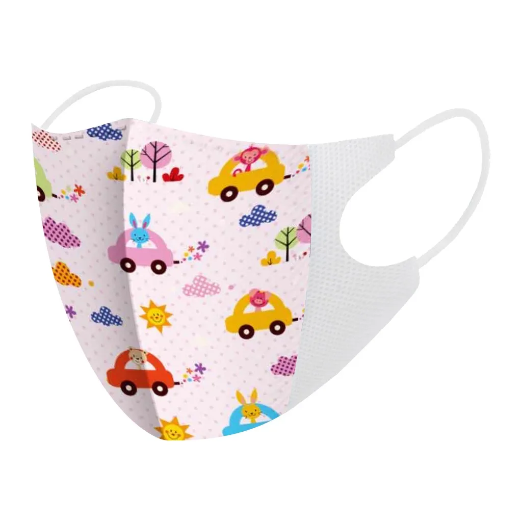 10 шт. Вечерние Маски для лица с мультяшным принтом детские маскарадные маски