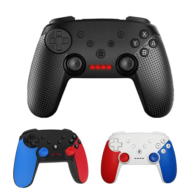 Беспроводной Bluetooth геймпад игровой джойстик с рукояткой 6 осей для Switch Pro NS