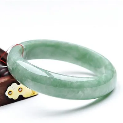 

Zheru Jewelry натуральный бирманский жадеит светло-зеленый браслет 54-64 мм элегантные ювелирные изделия принцессы лучший подарок для матери и дев...