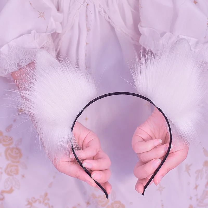 Новинка обруч для волос MMGG ручной работы с волками имитация искусственной кожи