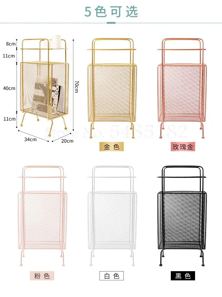 Скандинавская кованая железная напольная стойка для спальни прикроватная