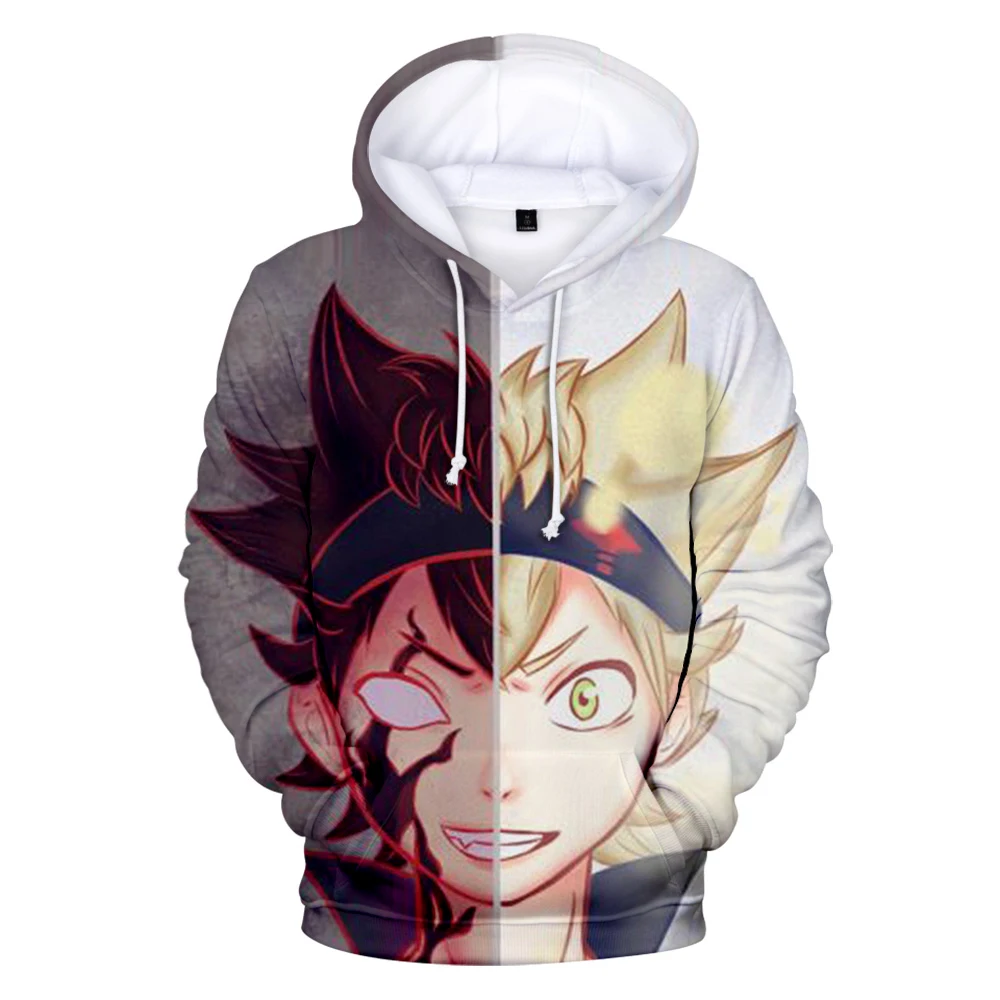 

Anime 3D Black Clover Printed Hoodies Sweatshirt High Quality Pullover Hot Sale Men/women Autumn Winter Sportswear