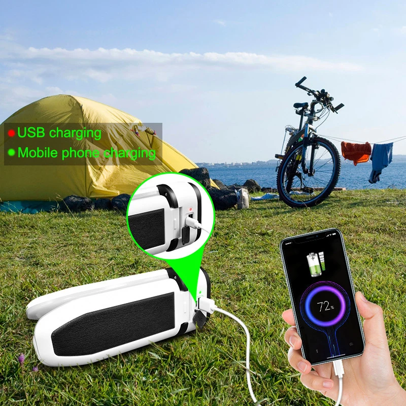 

Camping Lantern Portable Light Camping Light Led Rechargeable Flashlight Lamp Emergency Camping Light Bulb Powerful Solar or Usb