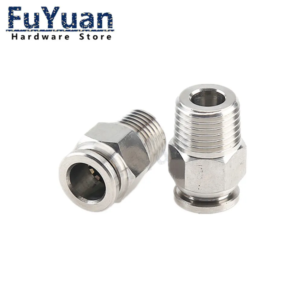 

Пневматический быстросъемный фитинг из нержавеющей стали M5 M6 1/8" 1/4" 3/8" 1/2" BSP