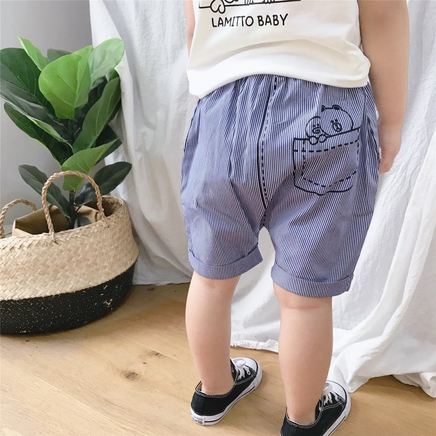 Tonytaobaby/Новые летние милые штаны с рисунком для мальчиков и девочек Штаны