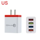 Зарядное устройство с 4usb-портами, настенное зарядное устройство для IPhone12, Xiaomi, Huawei, Samsung, зарядное устройство для телефона, адаптер питания