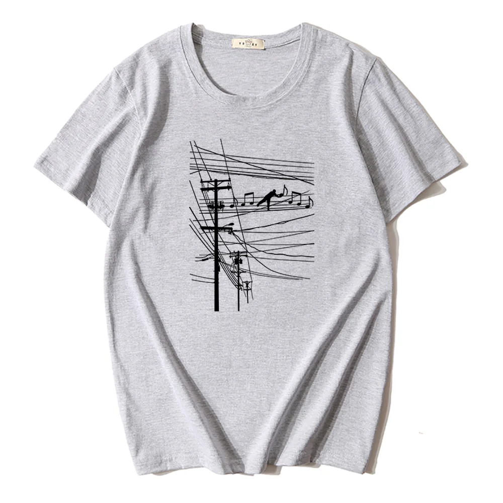 

Повседневная забавная крутая музыкальная Мужская футболка унисекс из 100% хлопка, летняя свободная Мужская футболка с коротким рукавом, топы...