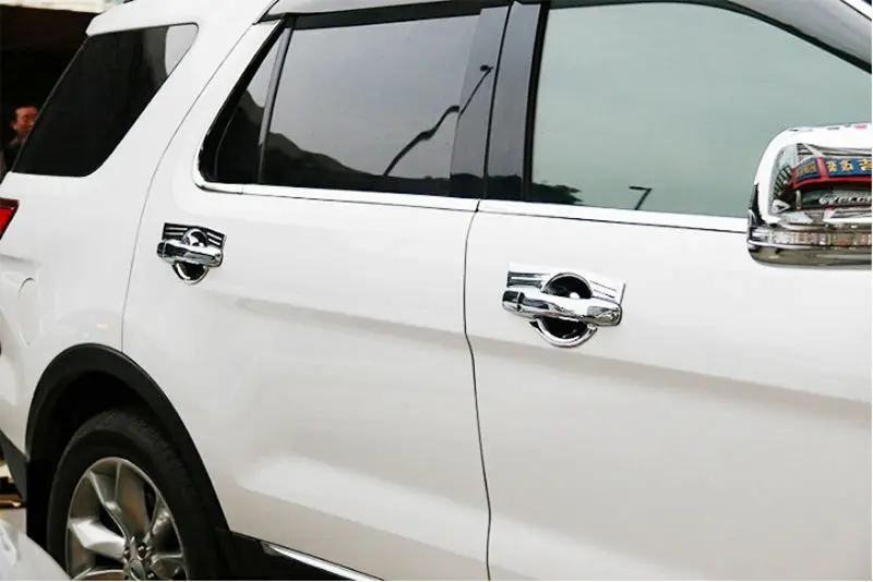 4 шт. хромированные боковые накладки на дверные ручки Ford Explorer 2011-2019 2018 | Автомобили