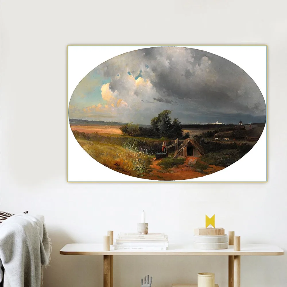 Картина маслом на холсте Алексей савасов «Обзор Москвы из мазилова», эстетическая художественная живопись, декоративный постер, украшение для дома