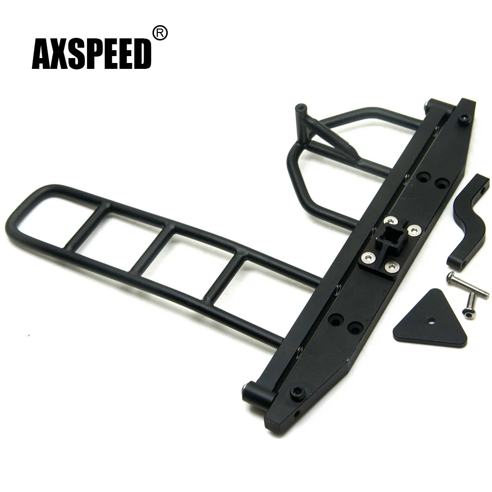 AXSPEED Алюминиевый задний бампер с запасным багажником для шин комплект лестниц