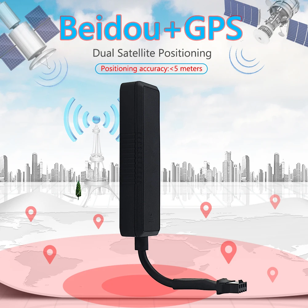 

Car Waterproof GSM GPS Tracker DC 9V- 75V Auto Motorcycle Tracking Device Overspeed Alert Cut Off Fuel GPS Vehicle Locator
