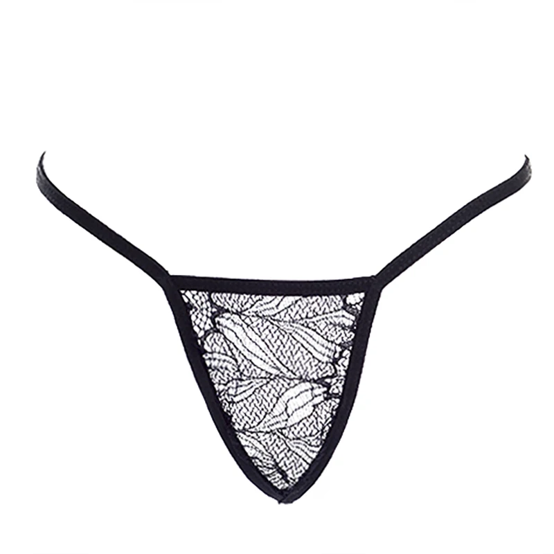 Женские трусики с открытой промежностью кружевные стринги сексуальное нижнее