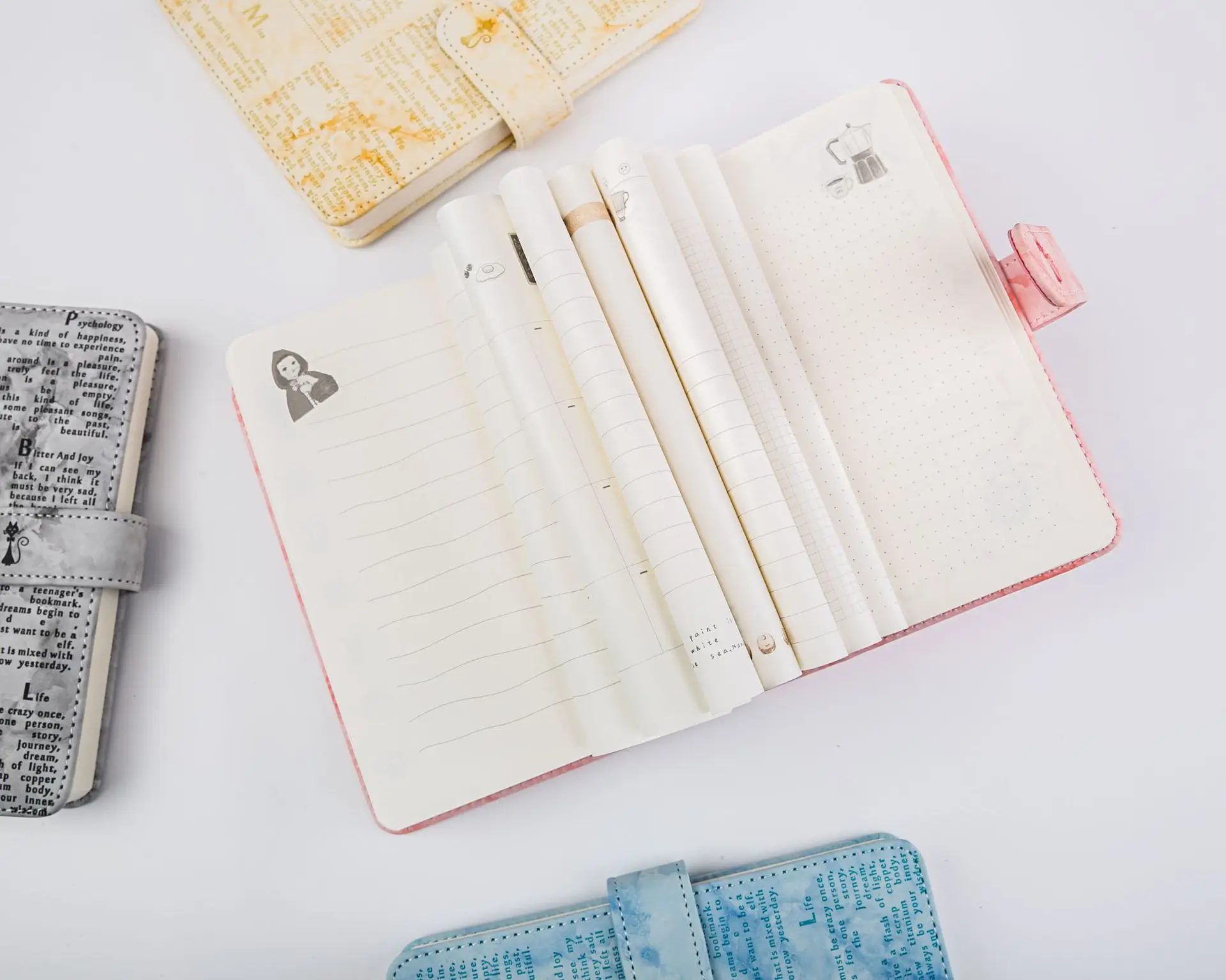 2020 креативные милые кожаные школьные дневники в твердом переплете записные