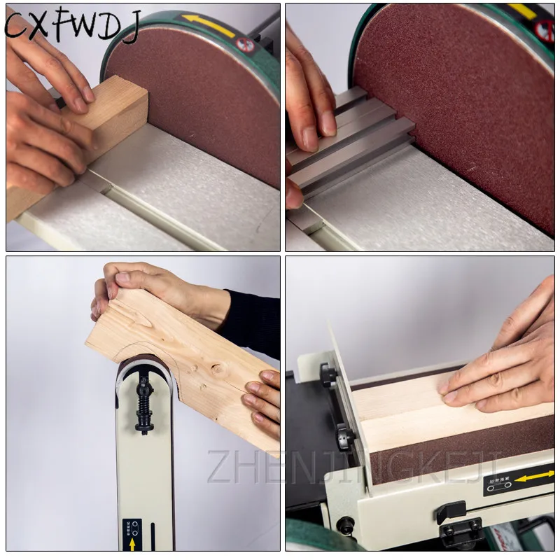 

1000W 6X10 Inch Sanding Belt Belt Machine H6100 Series Sharpening Machine Belt Machine