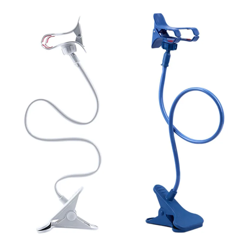 

Flexible 360 degrees Clip Mobile Cell Phone Holder Lazy Bed Desktop Bracket Mount Stand