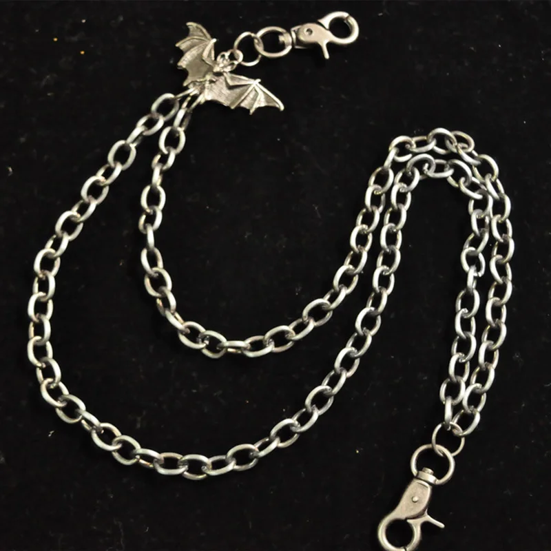 Мужские джинсы для мотоциклистов байкерский кошелек брелоки с цепочкой