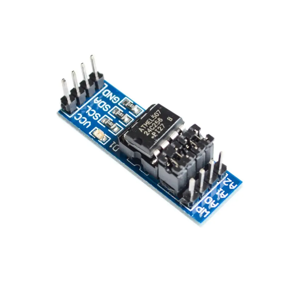 Модуль памяти EEPROM AT24C256 I2C IIC интерфейс чип 8P индикатор питания Натяжной резистор