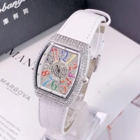 luxury diamond crystal women watches colorful rectangle dial leather quartz watch clock unique design wristwatch %d1%87%d0%b0%d1%81%d1%8b %d0%b6%d0%b5%d0%bd%d1%81%d0%ba%d0%b8%d0%b5