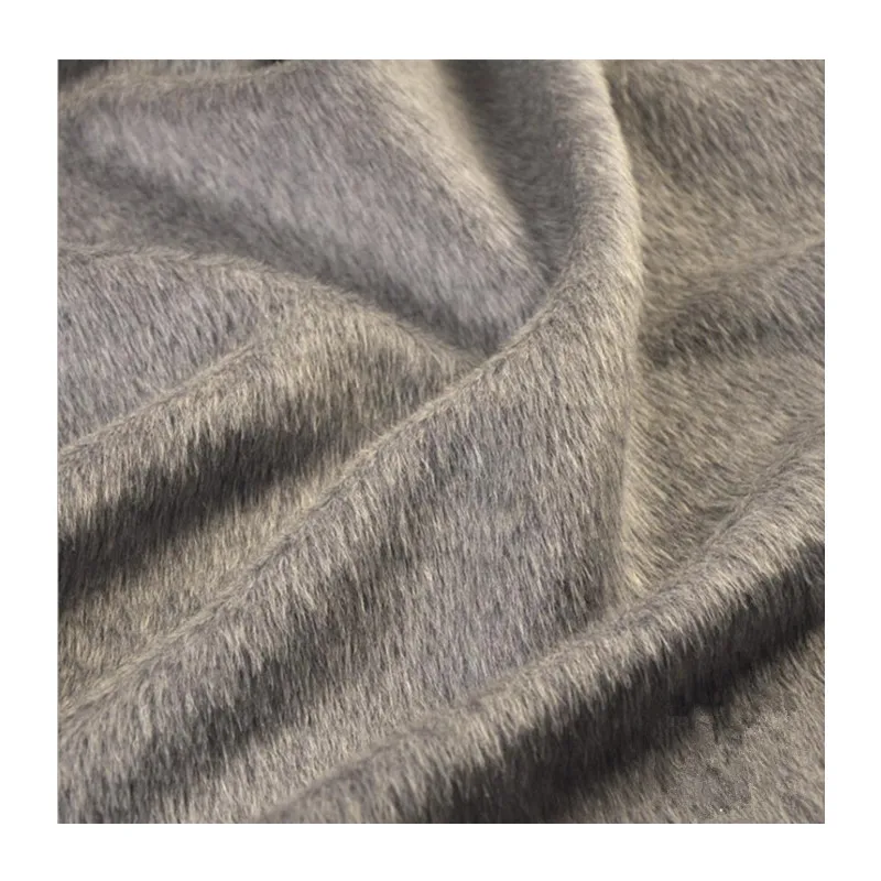 

High-grade alpaca fabric winter clothing wool cloth wholesale wool fabric special clearance alpaca wool fabric