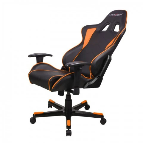 Игровое кресло DXRacer Formula OH/FE08/NO компьютерное до 91 кг кожа PU раскладывание спинки на